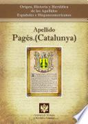 libro Apellido Pagés.(catalunya)