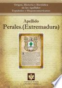 libro Apellido Perales.(extremadura)