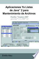 libro Aplicaciones Ya Listas De Javatm 2 Para Mantenimiento De Archivos