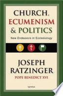libro Church, Ecumenism, And Politics