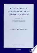 libro Comentario A Las Sentencias De Pedro Lombardo Iii/1