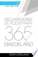 libro Declaraciones De Poder Para 365 Días Del Año Volumen 1
