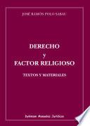 libro Derecho Y Factor Religioso. Textos Y Materiales