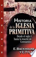 libro Historia De La Iglesia Primitiva