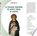 libro La Teología Trinitaria De Santo Tomás De Aquino