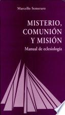 libro Misterio, Comunión Y Misión