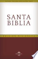 libro Rvr60 Santa Biblia   Edición Misionera