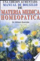 libro Una Edicion Aumentada Manual De Bolsillo De Materia Medica Homeoapatica