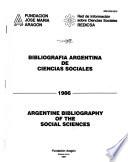 libro Bibliografía Argentina De Ciencias Sociales